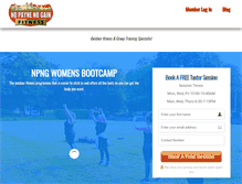 Tablet Screenshot of nopaynenogainfitness.com
